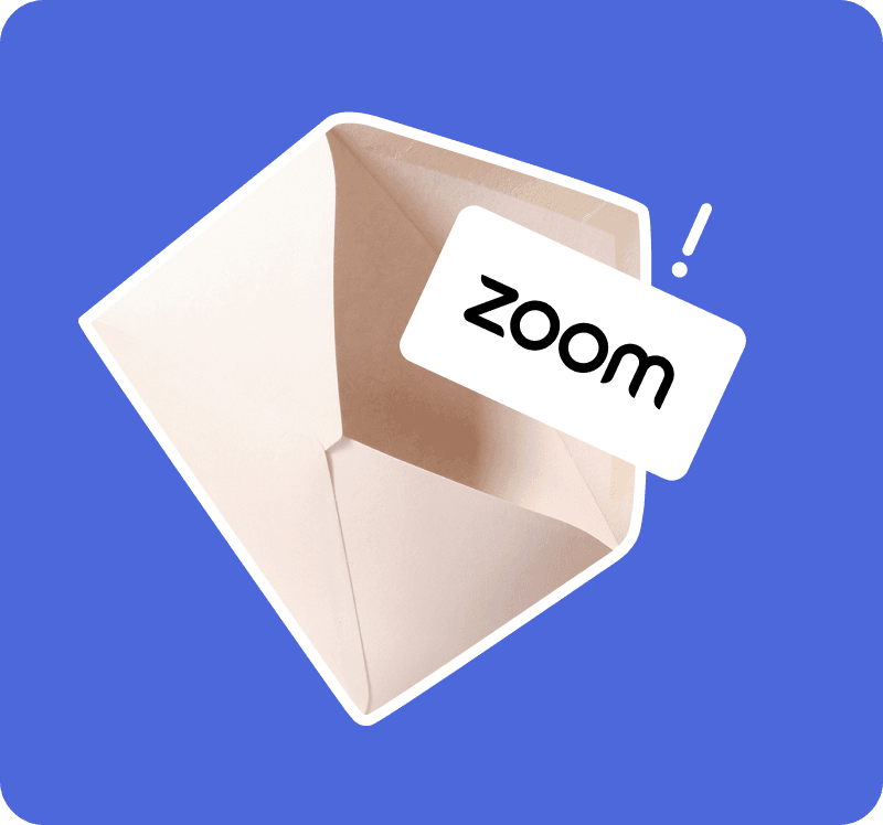 Receive Zoom link